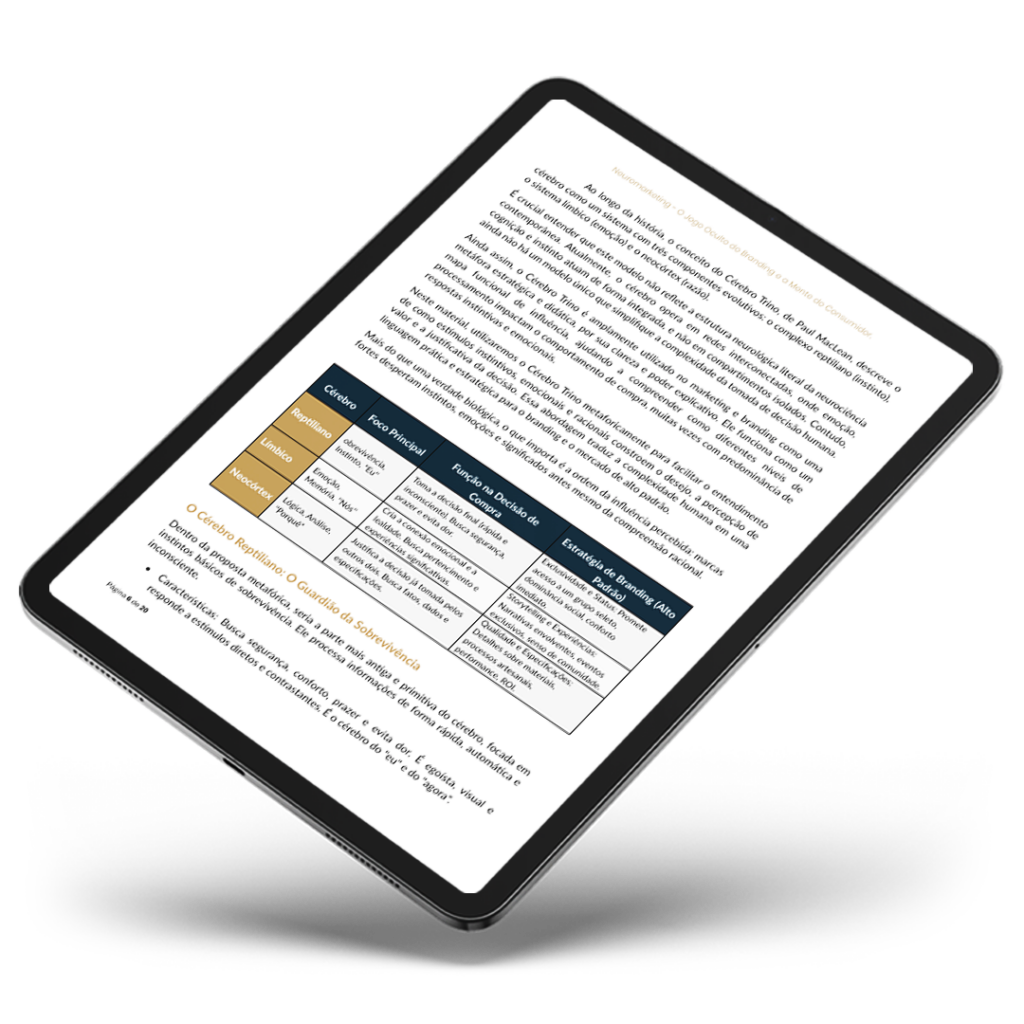 Ebook Neuromarketing o Jogo Oculto do Branding e a Mente do Consumidor - Lord Branding - Interno