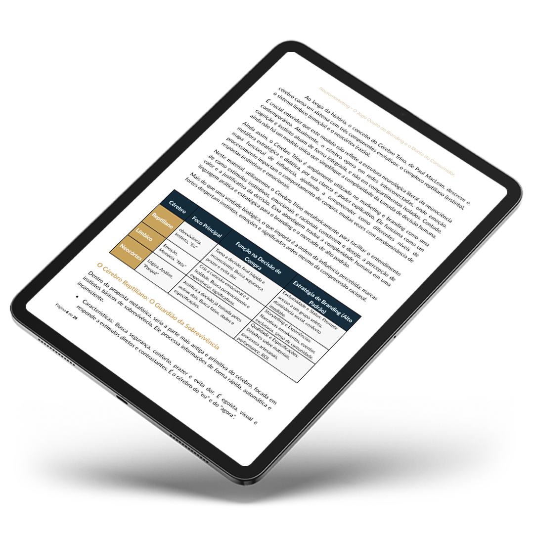 Ebook Neuromarketing o Jogo Oculto do Branding e a Mente do Consumidor - Lord Branding - Interno